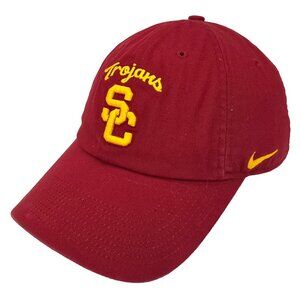 USC Trojans Hat NIKE Baseball Cap Heritage86 Dri-Fit Cardinal Gold Swoosh OSFM